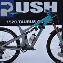 Custom painted mountain bike